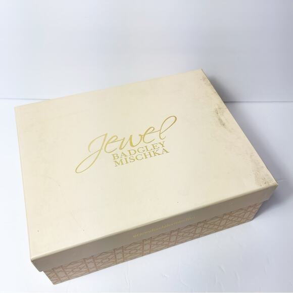 JEWEL BADGLEY MISCHKA RIDLEY WOMEN HEELS SIZE 9 BRAND NEW WITH BOX CHAMPAGNE - Picture 8 of 11